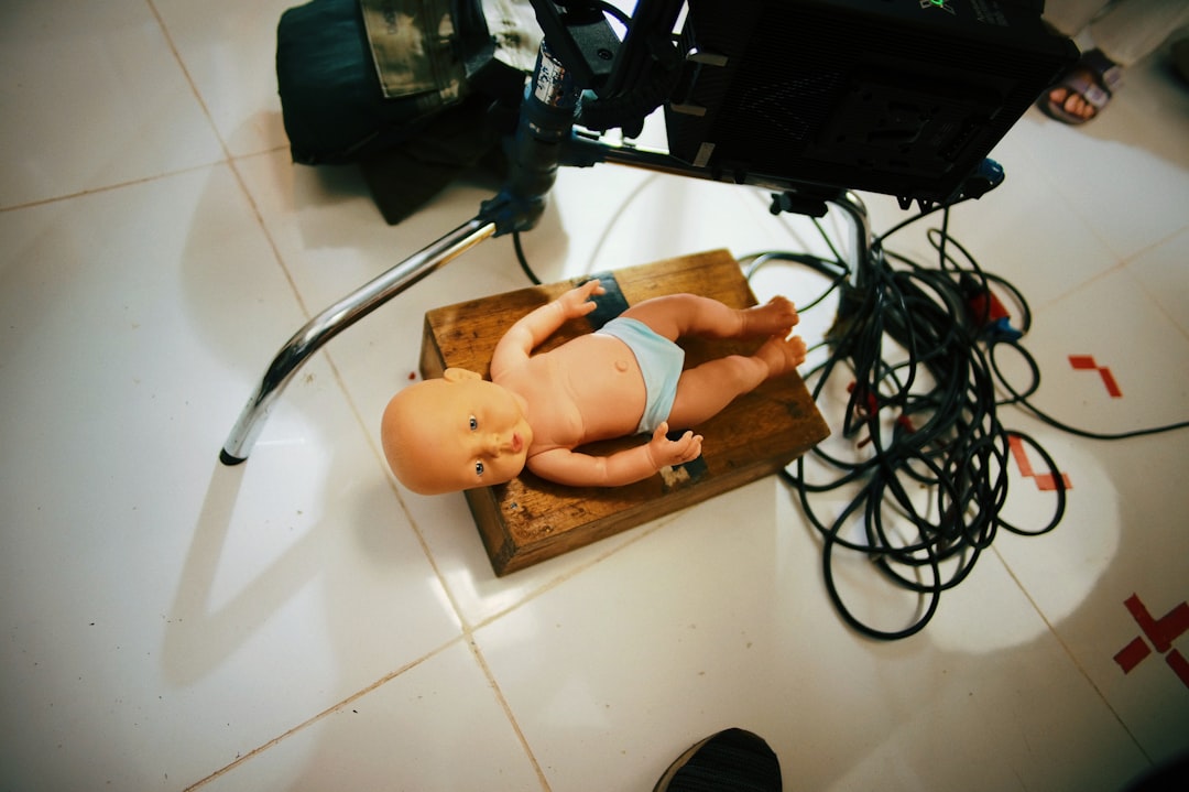 a baby in a box
